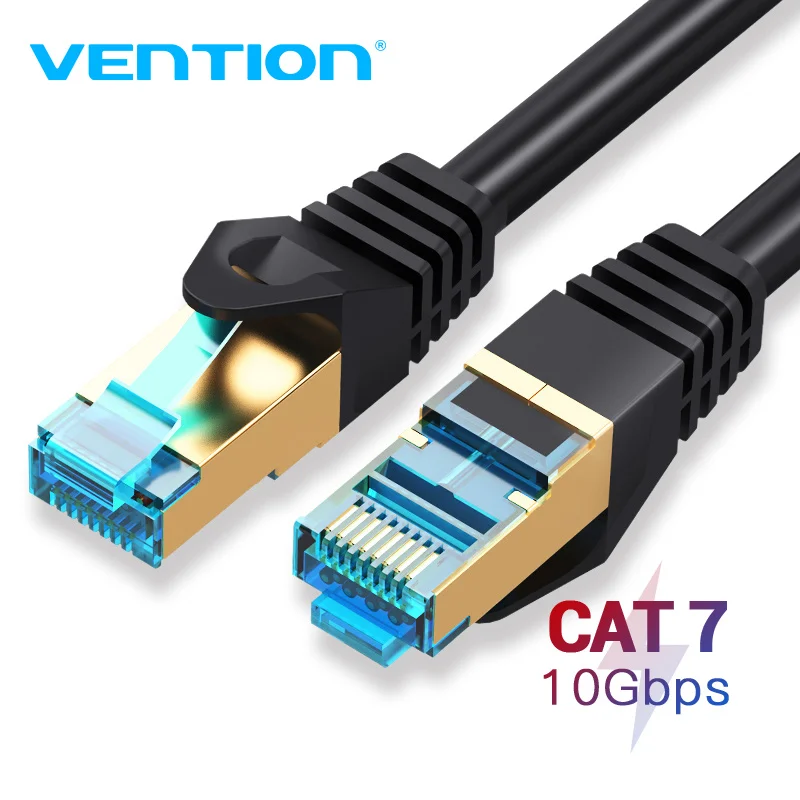 Ethernet кабель Vention Cat7 RJ45 Lan сетевой UTP Cat 7 Соединительный шнур для ноутбука 2 м/3 м/1 5 м/8