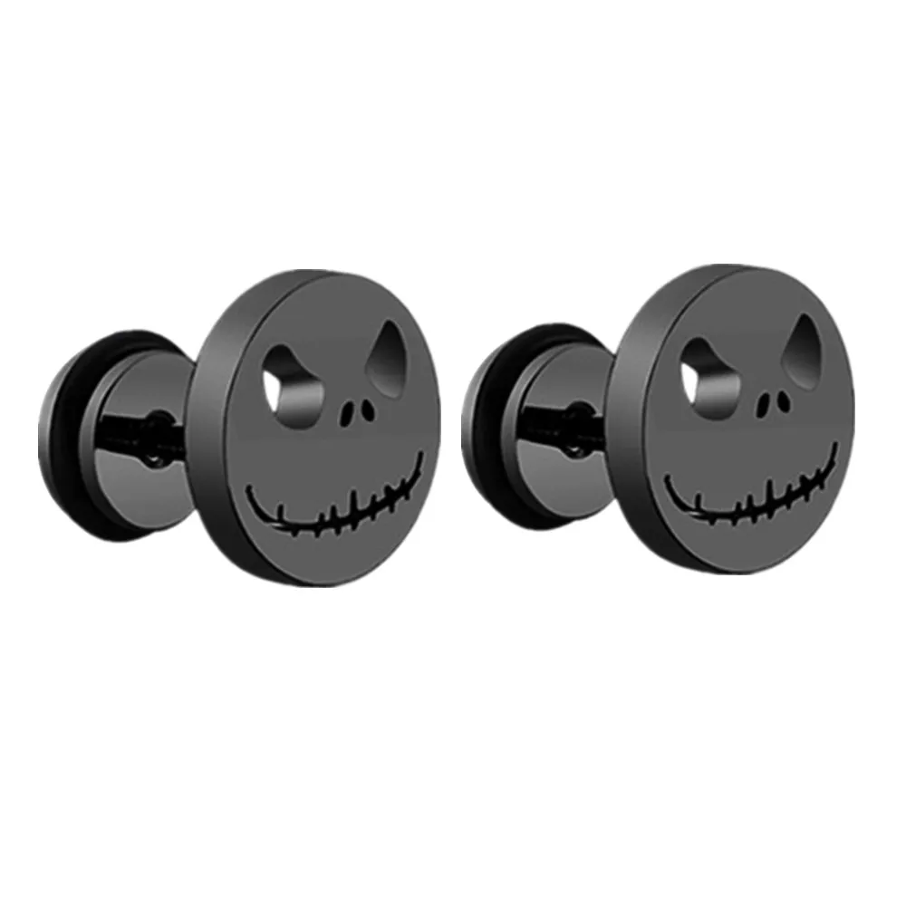 Punk Stud Earrings Women Men Boy Fashion Zircon Geometry Stainless Steel Jewelry Accessories stud earrings