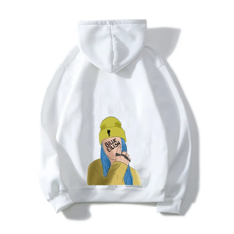 Billie Eilish/модные детские толстовки с капюшоном; свитшоты для маленьких девочек; Повседневный пуловер с капюшоном; спортивная одежда для мальчиков в стиле хип-хоп Billie Eilish