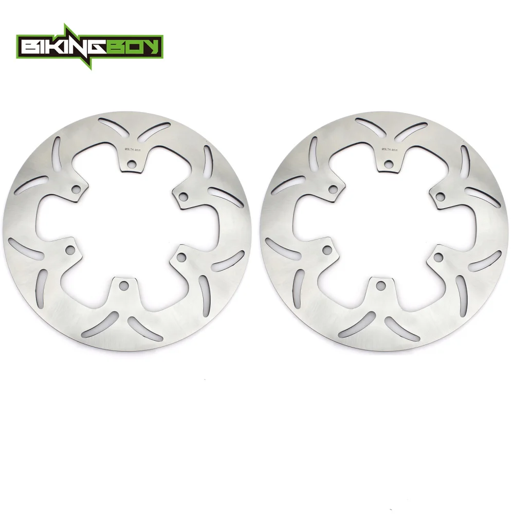 BIKINGBOY передние тормозные диски роторы для Yamaha XJ 600 N S 1998-2003 XVZ 1300 Royal Star 2002-2007 XVS 1100 Drag Star 99-06 - Цвет: SILVER