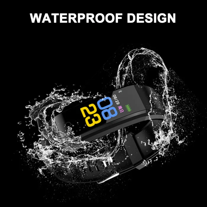 Bluetooth Смарт Браслет часы пульсометр Монитор артериального давления Спорт отслеживание AS99