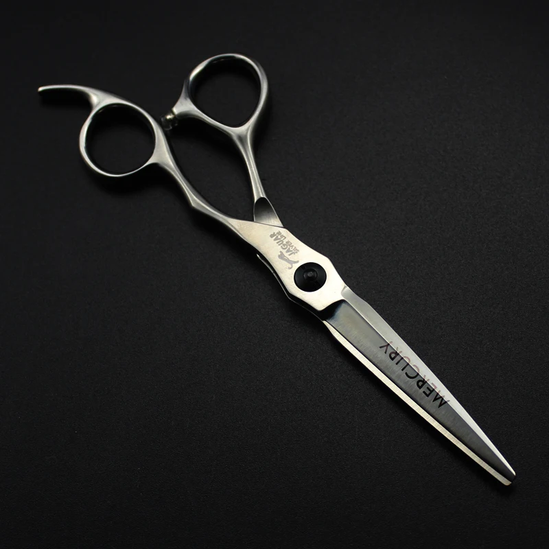 6,0 дюймов серебряные японские ножницы для волос Япония 440C дешевые Парикмахерские ножницы филировочные ножницы Парикмахерская бритва стрижка
