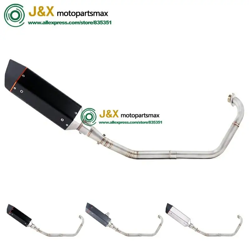 Полная выхлопная система мотоцикла Escape slip on для yamaha YZF R15 MT15 MT-15 2008- средняя труба глушителя DB-Killer