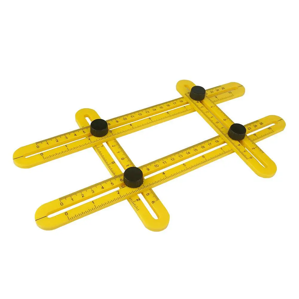 A2 Multi Template Tool Angle Measuring Protractor Ruler Builders Craftsmen Engineers Layout Woodworking Folding Rulers | Инструменты
