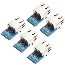 

10/100Mbps Industrial Super Port Serial UART to Ethernet TCP/IP Module Modbus RTU RJ45 USR-K7 Support Web Server AT Configuratio
