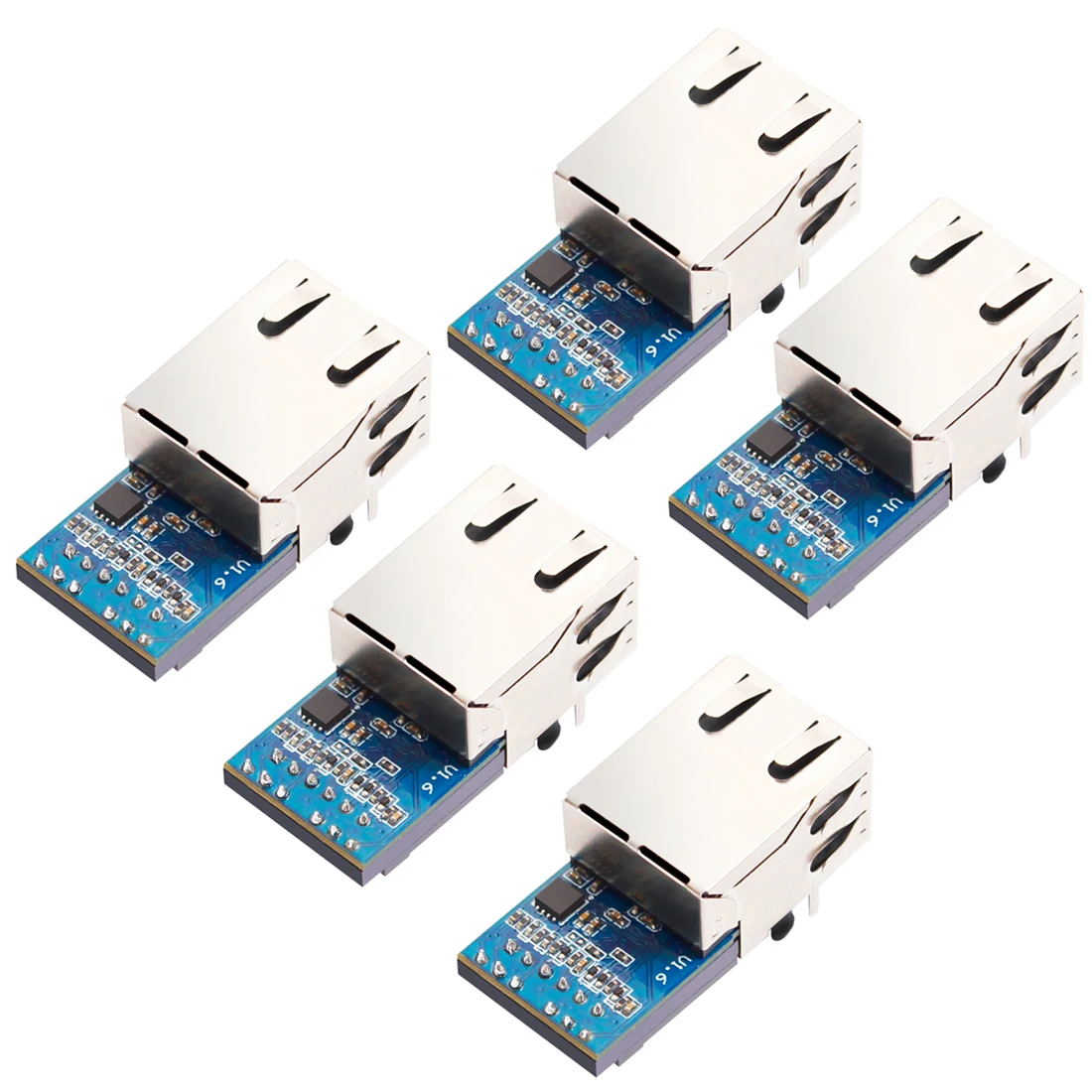 5 шт . 10/100 Мбит /с супер Порт Последовательный UART к Ethernet TCP/ IP модуль с Modbus RTU RJ45 порт