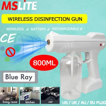 

novedades 2020 car sterilization air purifier atomizing sterilizing machine gun nano spray wireless gun for car/home/office