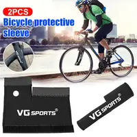 Protector de cadena para cuadro de bicicleta, accesorio de ciclismo, horquilla delantera, almohadilla protectora, 1 par
