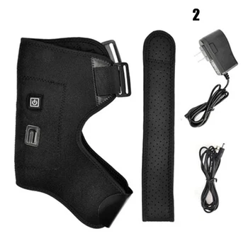 

Electric Heat Relief Adjustable Shoulder Brace Back Support Belt Shoulder Injury Pain Relieve Wrap P9