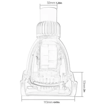 

32mm Vacuum Cleaner Accessories Turbo Brush Vibration Brush Remove Mites Deep Clean Turbo Head Convenient Cleaning