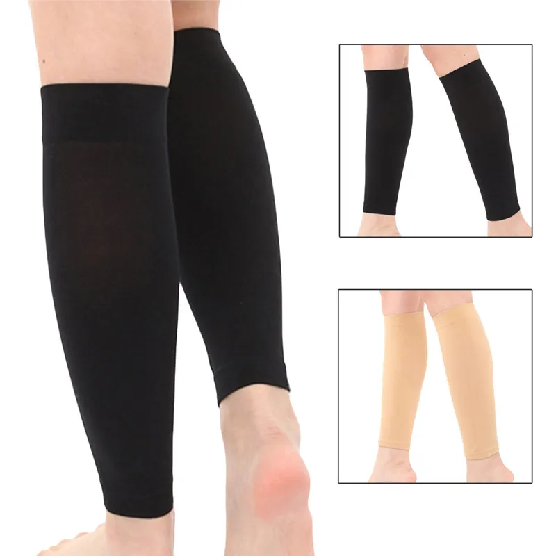 

1 Pair Compression Leg Sleeve Relieve Varicose Veins Circulation Slimming Stovepipe Sport Women Knee Pads