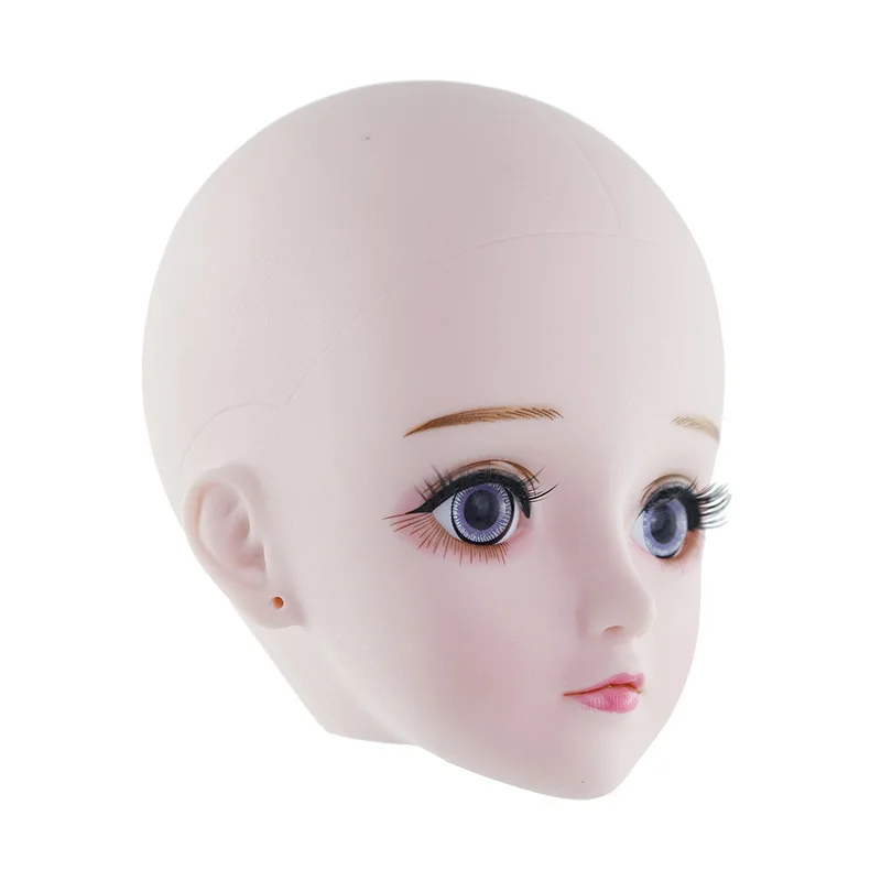 Новая BJD Кукла Макияж 3 точки 60 см BJD куклы 20 шаров шарнирная кукла Обнаженная тело лысый голова 4D истинный глаз ресницы DIY девочка игрушки для детей,игрушки куклы кукла лол глаза для игрушек