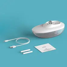 USB Кошка Лодка увлажнитель воздуха с светодиодный светильник бытовой распылитель диффузор Арома диффузор анион тумана Fogger