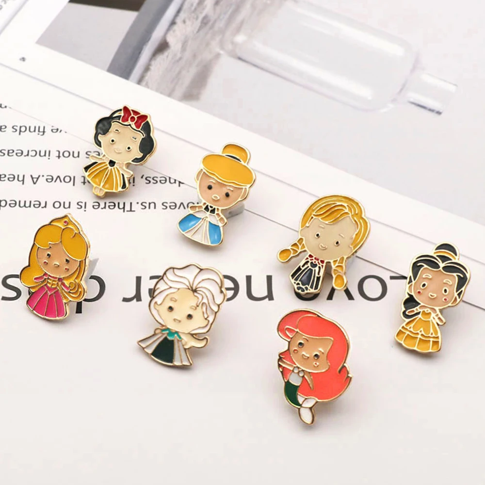 Аниме брошь в форме принцессы pin Ювелирные изделия мультфильм милый анти-блики