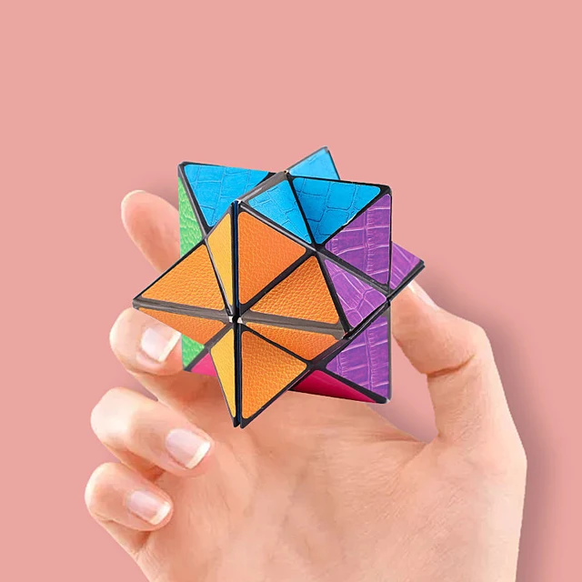 New Infinity Finger Flip Magic Cube Children Adult Decompression Fidget Toy Changeable Puzzle Relieve Stress Relief Cube Toys 3