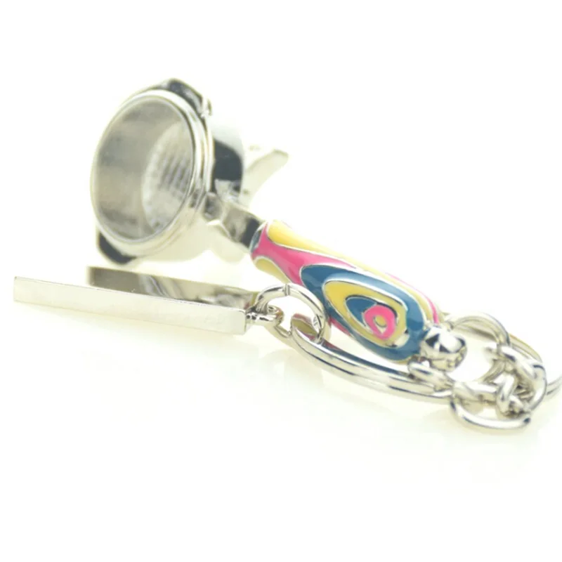

Mini Metal 3D Coffee Series Keychain Keyring Key Chain Pendant Accessories
