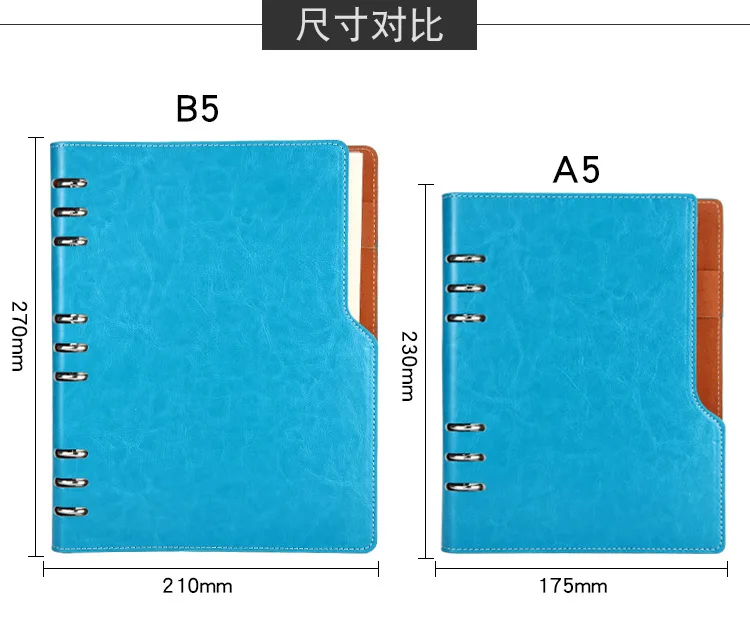 Записная книжка A5 B5, кожаный блокнот, ежедневник на год,, спиральный ежедневник, личный дневник, органайзер, карманный органайзер для канцелярских принадлежностей
