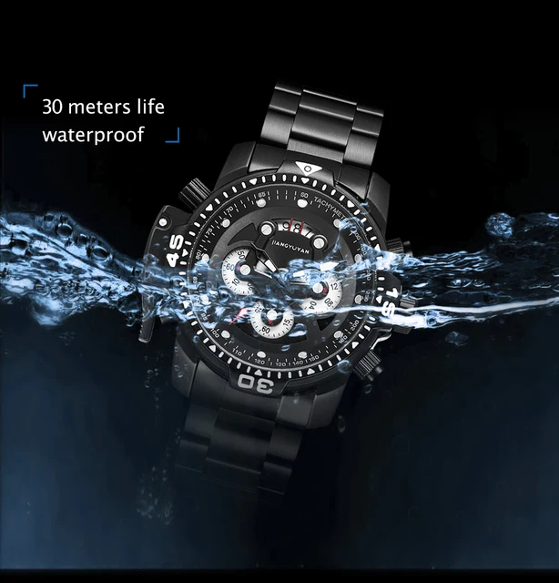 Top Brand Luxury Fashion Men Watches Quartz Watch Men Business Military Chronograph Wristwatch Relogio Masculino erkek kol saati 5