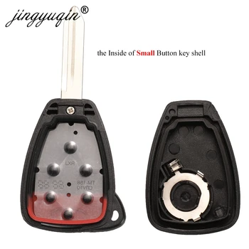 Keyforkess custodia per chiave per auto 2/3/4/5/6 pulsanti per Chrysler pacifico Aspen 300 Dodge RAM Caravan Jeep Commander Grand Cherokee - Jingyuqin custodia per chiave per auto 2 3 4 5 6 pulsanti per Chrysler pacifico