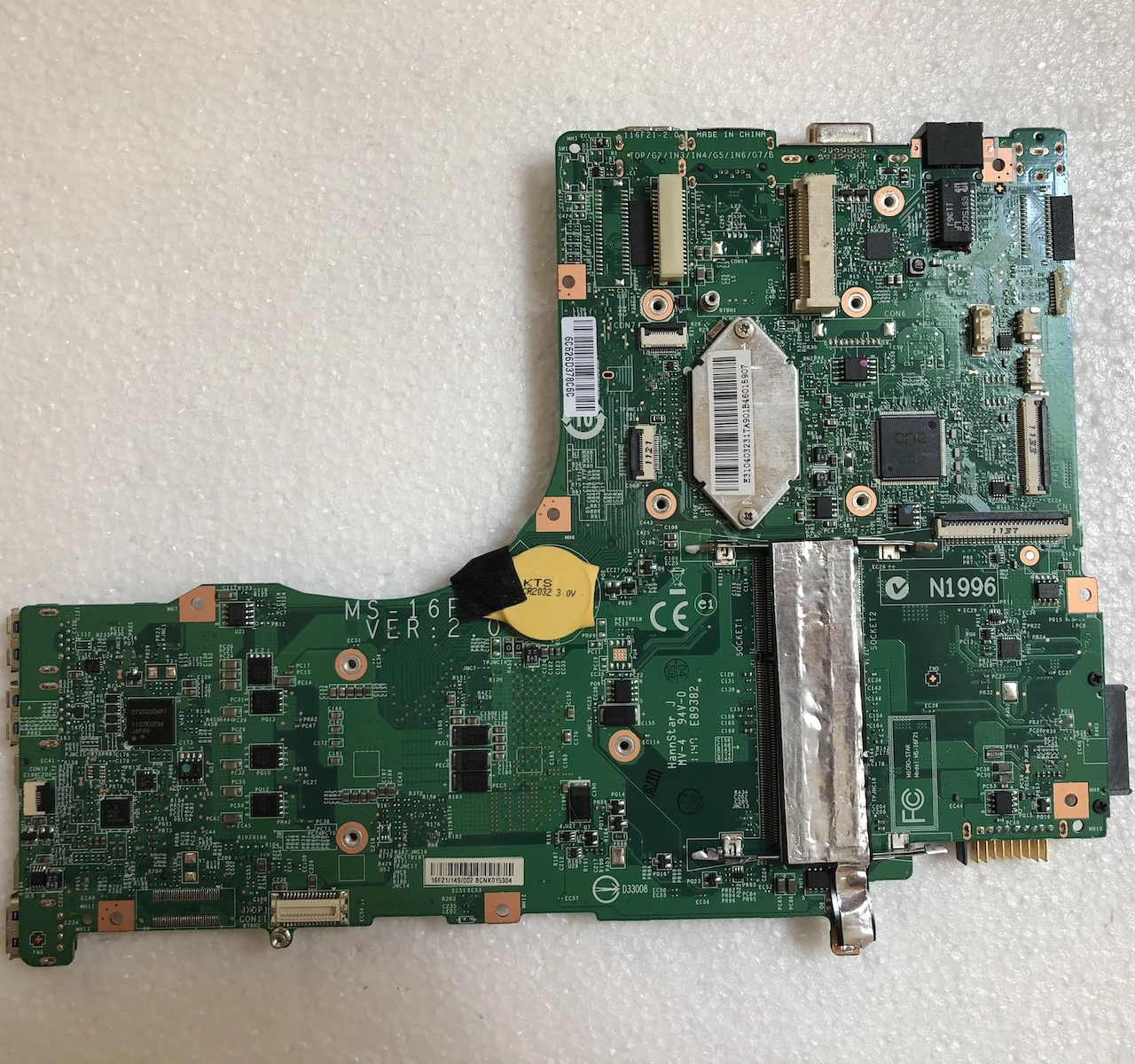MS-16F21 для MSI GX60 материнская плата GT683DX VER: 1,0 VER: 1,2 VER: 2,0 материнская плата протестирована полностью