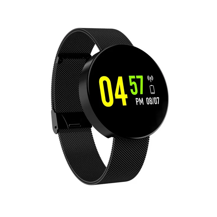 X1 мужские и женские Смарт-часы reloj inteligente шагомер активности фитнес-трекер сердечного ритма спортивные Смарт-часы браслет - Цвет: Black steel strip