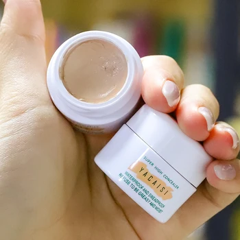 YACAISI Full Coverage Concealer Cream Soft Smooth Makeup Base Face Corrector Creams Skin Brighten Foundation