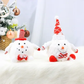 

Christmas Foam Snowman Doll White Doll With Red Christmas Hat Christmas Innovative Small Ornament 2021 Christmas Cute Doll wd16