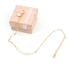 Европа и Америка аксессуары женские простой маленький жемчужный браслет для ног Лидер продаж, аксессуары 228-01