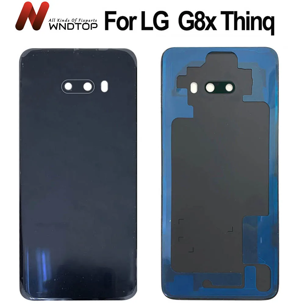 

For LG G8X Thinq Battery Cover Case Rear panel Replacement 6.4" For LG G8X Thinq Back Glass LMG850EMW Battery Cover With Lens