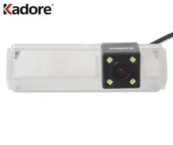 Для Mitsubishi Pajero Sport 2008-2015 Автомобильная камера заднего вида резервная парковочная камера светодиодный водонепроницаемый ночного видения