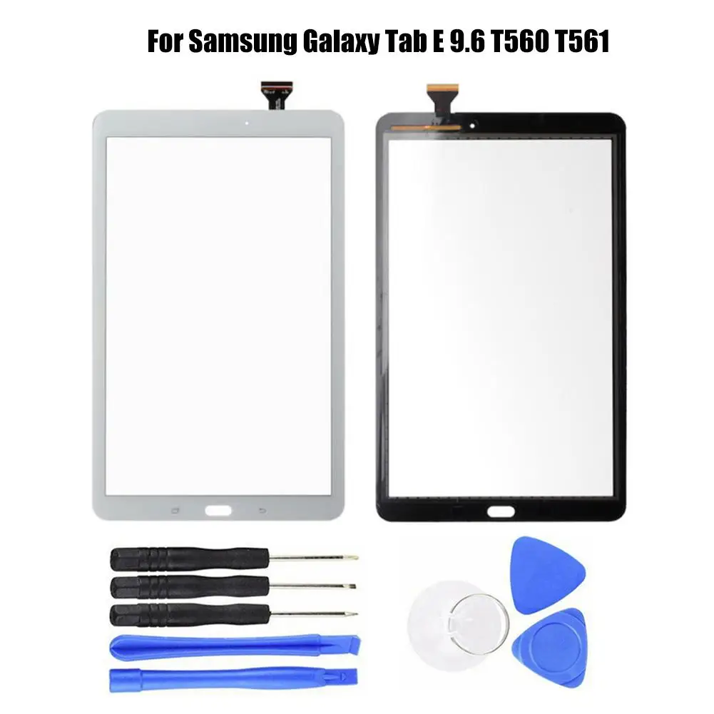 Сменный стеклянный сенсорный экран дигитайзер для Samsung Galaxy Tab E 9 6 T560/T561|ЖК-экраны и