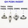 Solid cbn insert cnc lathe turning tool WNMG VNGA1604 CNMG1204 SNGA1204 PCBN blade metal cutting tools for cast iron steel ► Photo 2/6