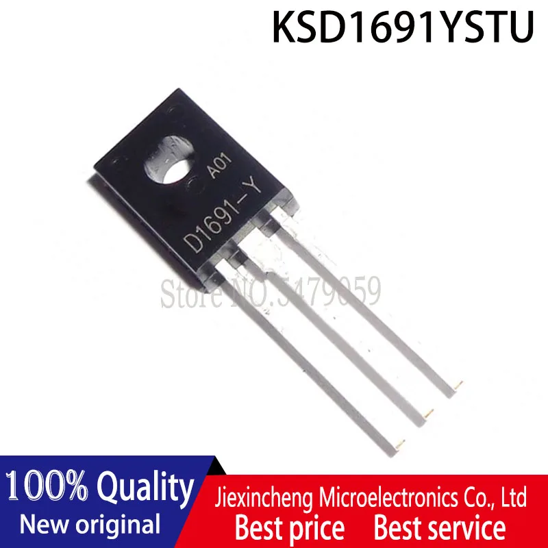 

10pieces D1691-Y KSD1691YSTU KSD1691 TRANS NPN 60V 5A TO-126