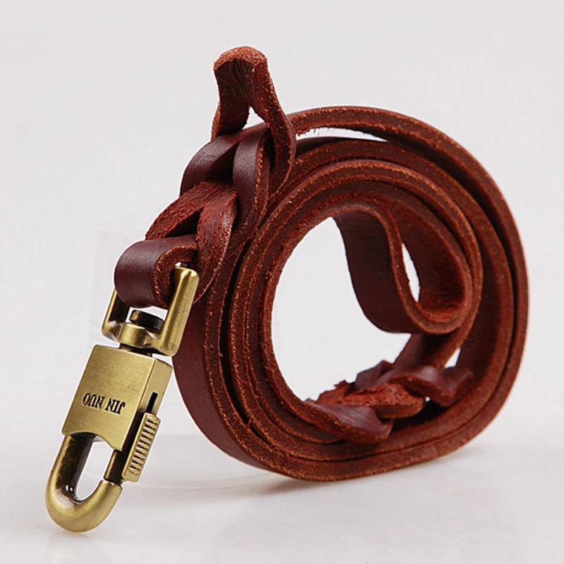 

Поводок из воловьей кожи для собак, маленький и Средний Поводок из сверхпрочной кожи, для бега, дрессировки, товары для домашних животных