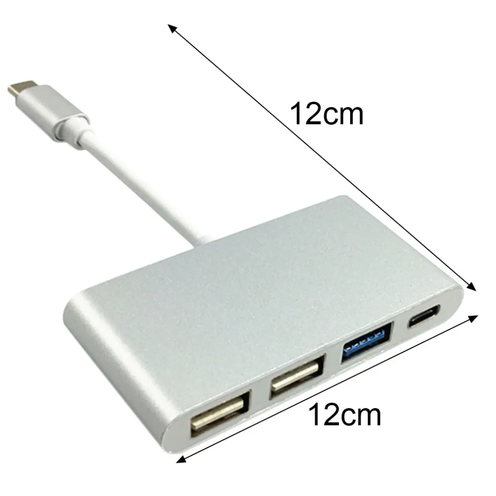 Компактный Портативный дизайн USB-C/Тип C USB 3,1 к Тип usb Закрытая акционерная Компания C& 3-Порты и разъёмы USB 3,0 концентратор адаптер для Macbook Высокое качество