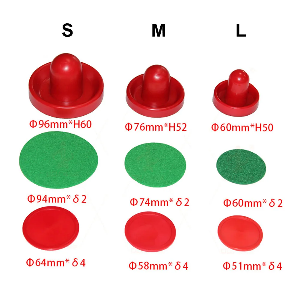 ABS шайба клюшка-толкатель для хоккея солода настольная игра подставка прочное дополнение воздух домашний Замена Вратари хоккейная