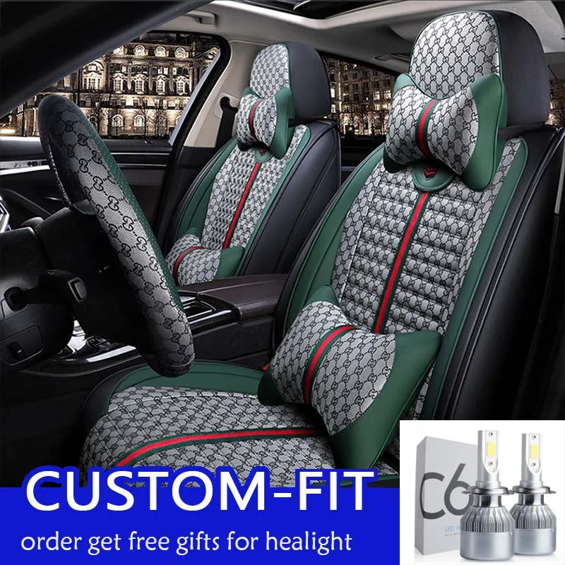 Для Toyota Hilux Revo Vigo pu Кожаные чехлы автомобильные аксессуары для заказа фар