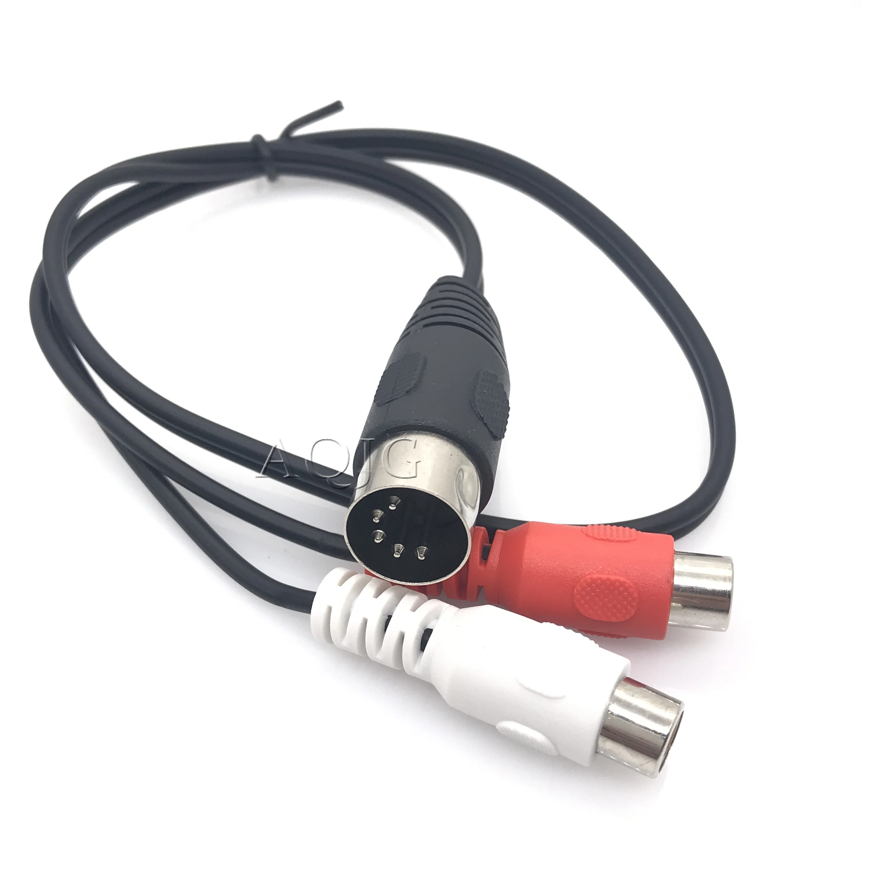 MIDI DIN 5Pins Male to 2 RCA Phono Female Socket Jack MF Audio Cable 0.5M 1.5M Car Accessories | Компьютеры и офис