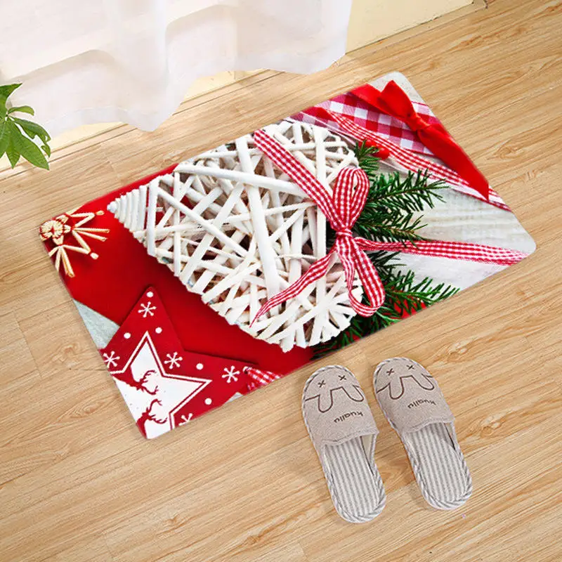 No.2 Home Textile 3D Carpet Indoor Door Mat Kitchen Bathroom Bedside Mats Rug Soft Flannel Christmas Dining Living Room Carpets - Цвет: No.2