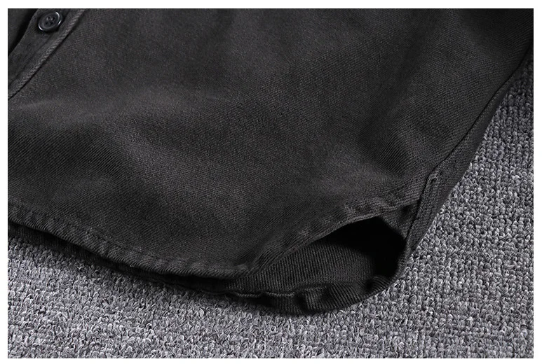 New American overalls, large pockets, thick cotton men's Long Sleeve Shirt blouse plus size high quality outerwear on sale