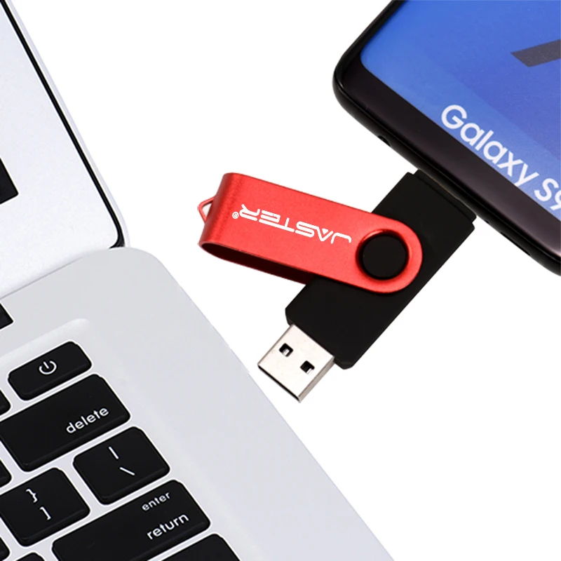 Флеш-накопитель для смартфона JASTER OTG USB Flash Drive cle usb 3,0 stick 64G otg pen drive 4g 8g 16g 32g 128G opslag apparaten