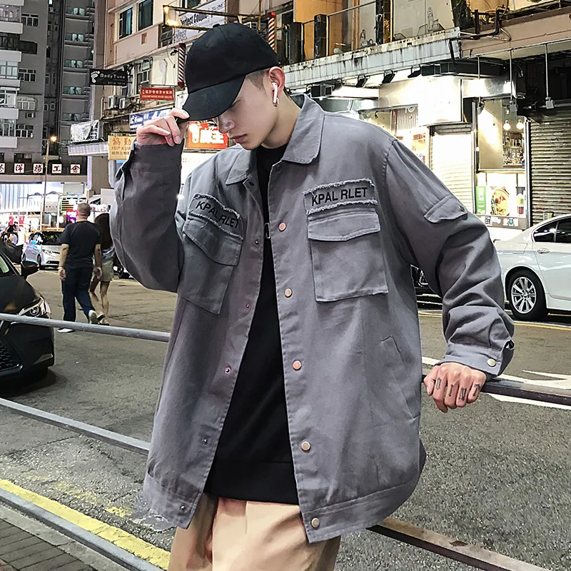 

19/Autumn Hong Wave Workwear Jacket Stereo Multi-pockets Thick Washing Pure Cotton Jk68085/P85