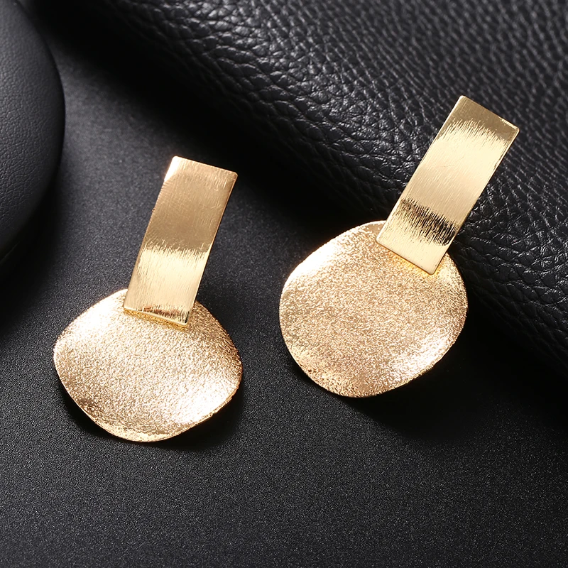 New Fashion No hole Earrings For Women Golden Color Round Ball Geometric clip Earrings For Party Wedding Ear Clips Jewelry ear clip earrings clip earrings ear clip
