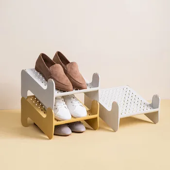 

Dust-proof Shoe Rack Double Living Room College Student Dormitories Bunk Space Saver Storage Shelf Organizer Bedroom Save Space