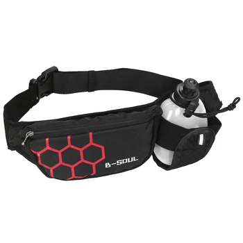 

Outdoor Sports Bicycle Jogging Waist Bag Daily Wallet Seatpost Kettle Holder Running Fitness Zipper Closure Pouch Waterproof