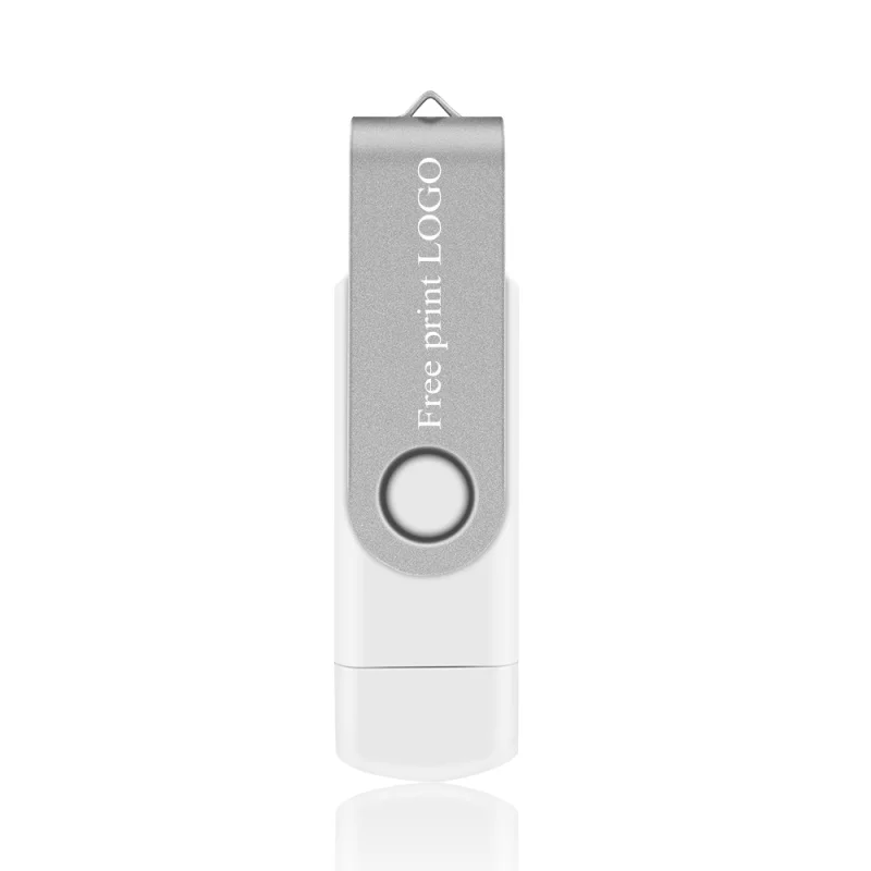 pen drive OTG usb flash drive 64GB Smartphone USB OTG pendrive 32GB 16GB Flash Drive cle usb 2.0 stick 128GB 8GB memoria stick - Цвет: Silver