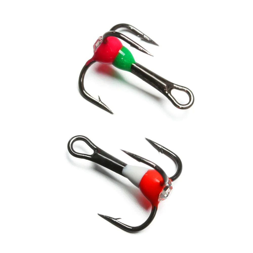 5Pcs Winter Newly Ice Fishing Hooks 8# 10# 12# 14# Fishing Hooks