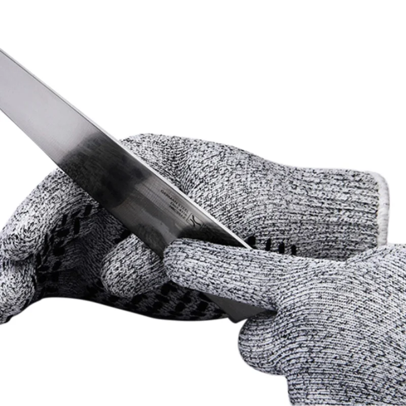1 пара работы Рыболовные Перчатки порезостойкие HPPE колото Кухня мясника 5-уровневая cut-доказательство ближнего света деревообрабатывающий Рыбалка защитные перчатки