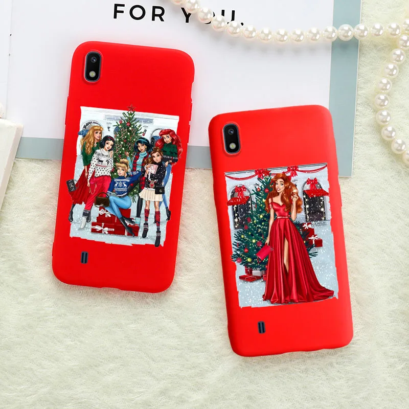 

For Samsung Galaxy M30s M30 M20 M10 Case Matte Cover For Samsung Note 10 Pro 8 9 S10 S9 S8 Plus S7 Edge S10e Christmas Covers