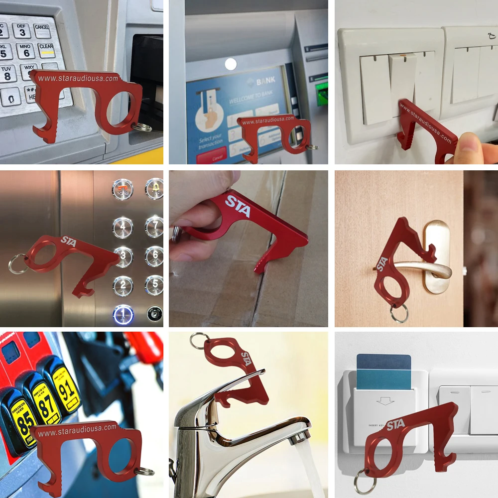door open touchless keychain